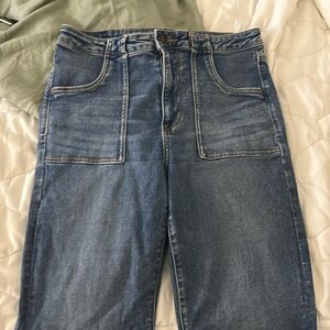 American Eagle Super High Rise Flare Jeans